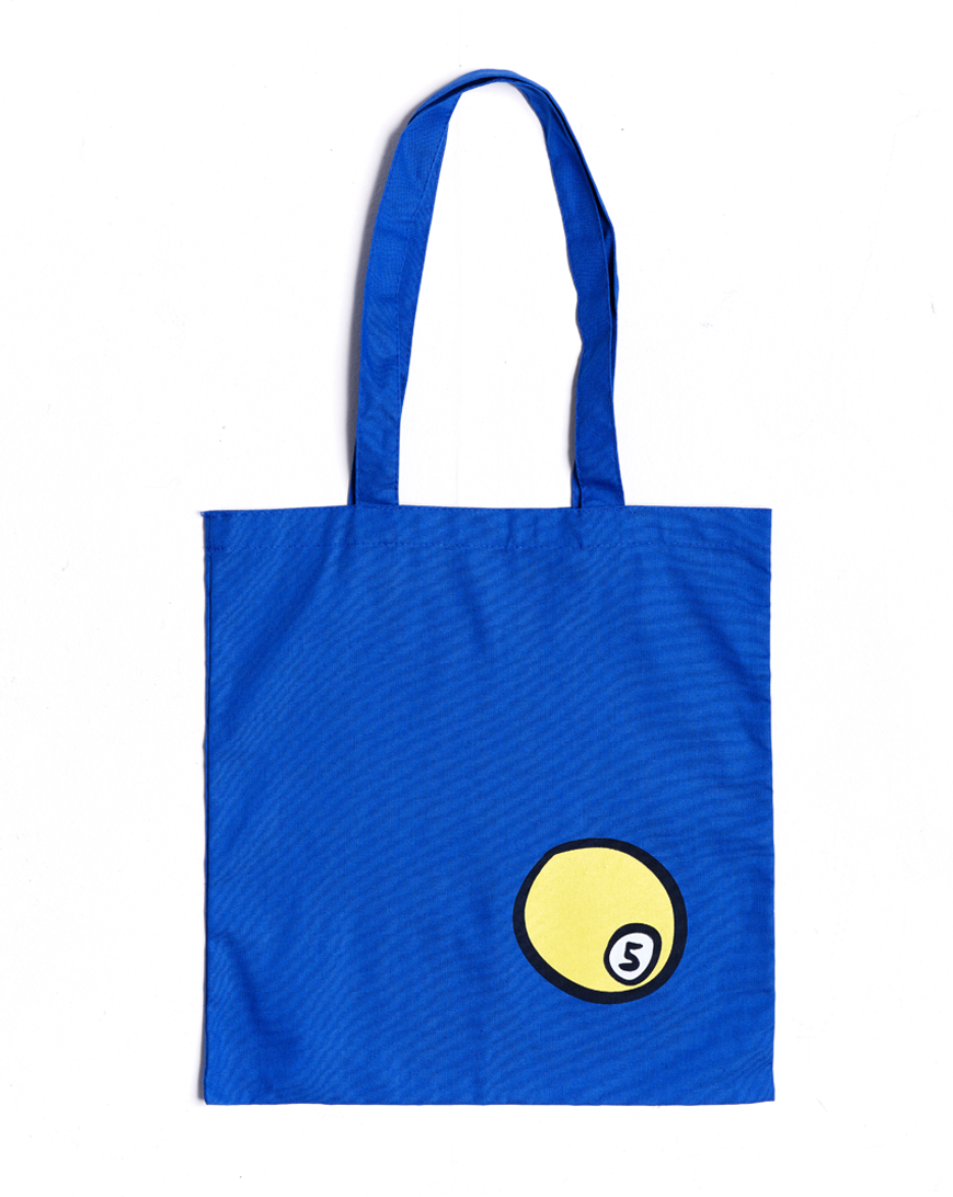 O' blue tote bag
