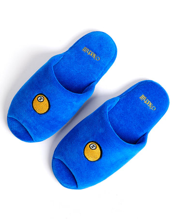 O’ really blue slippers